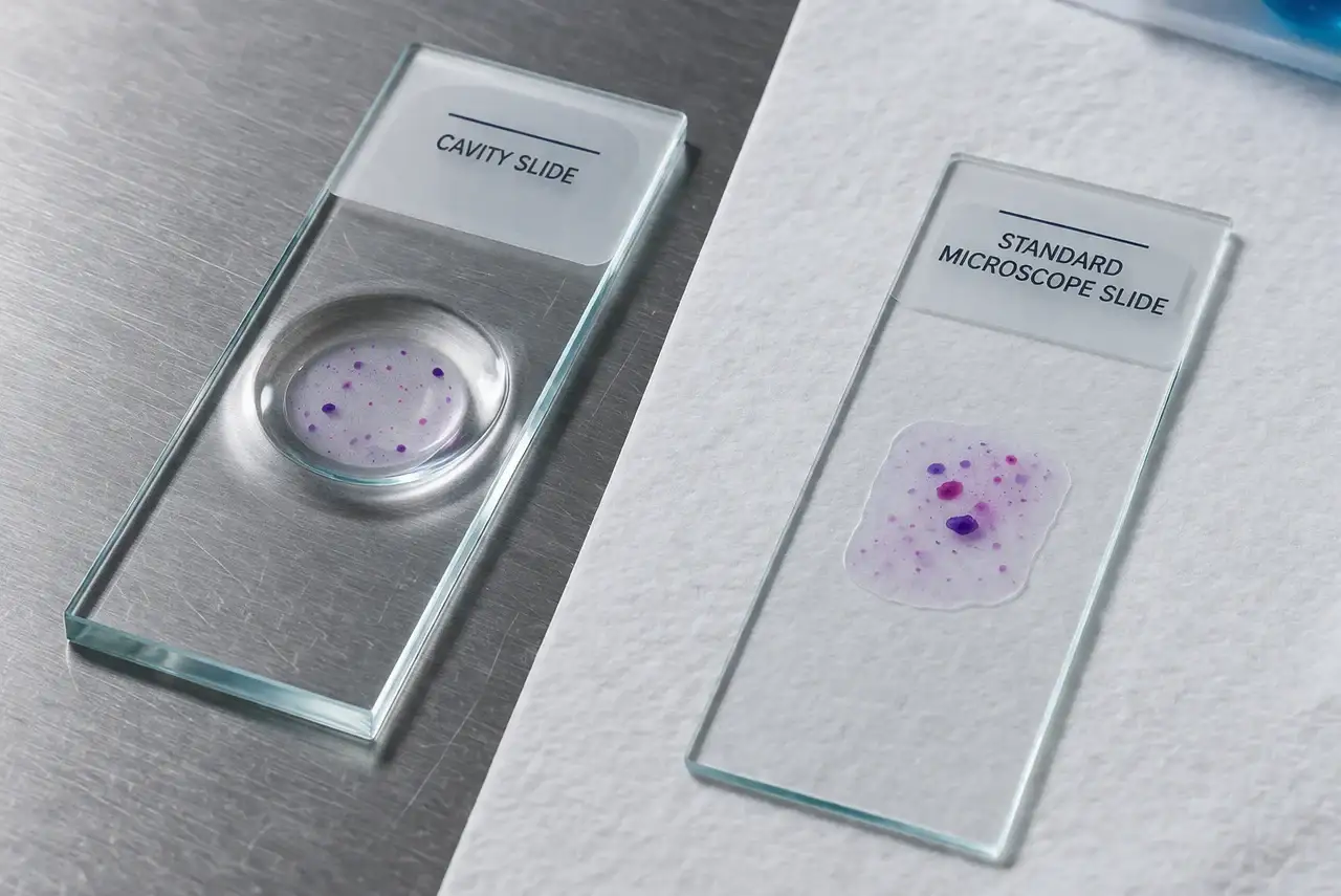 Cavity Slides vs Standard Microscope Slides: When to Use Each and Why It Matters for Results