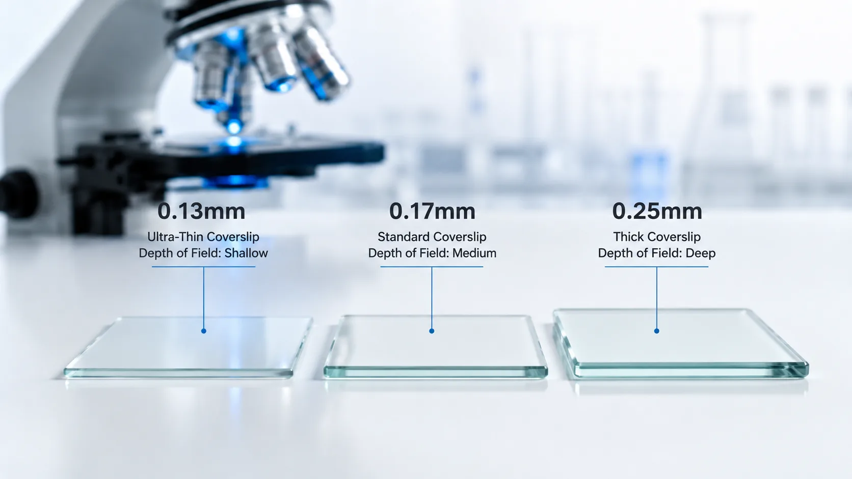 How to Choose the Right Coverslip Thickness for Your Microscopy Application