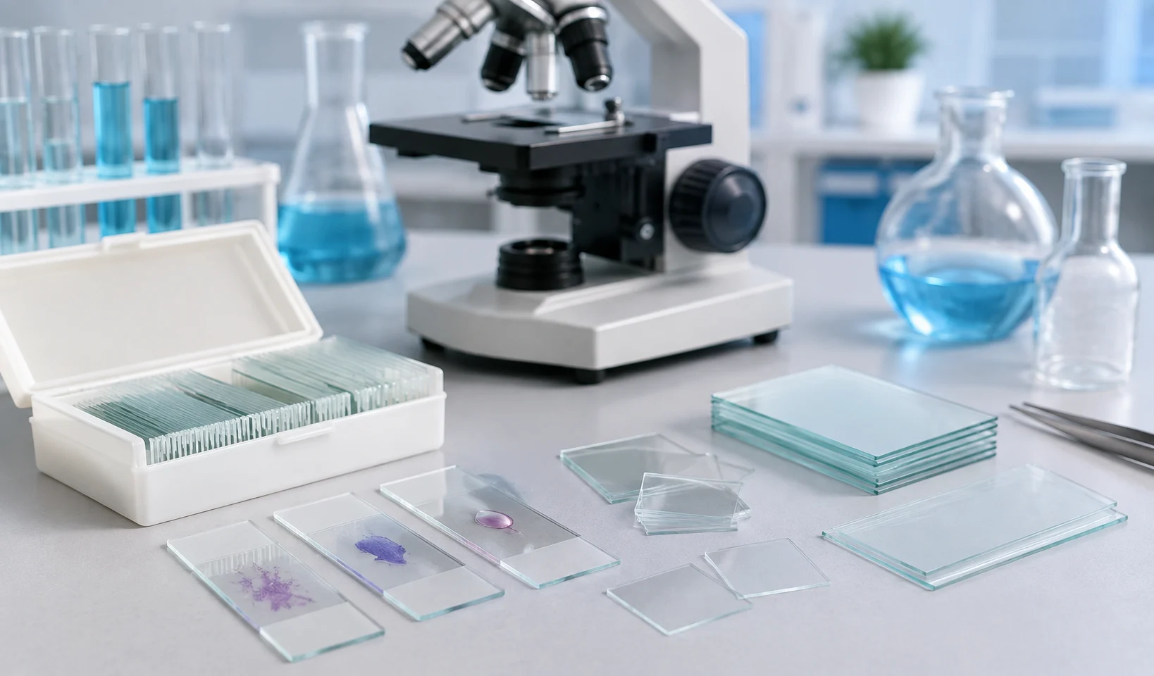 Microscope Slides and Coverslips: How to Choose the Right Type for Your Laboratory