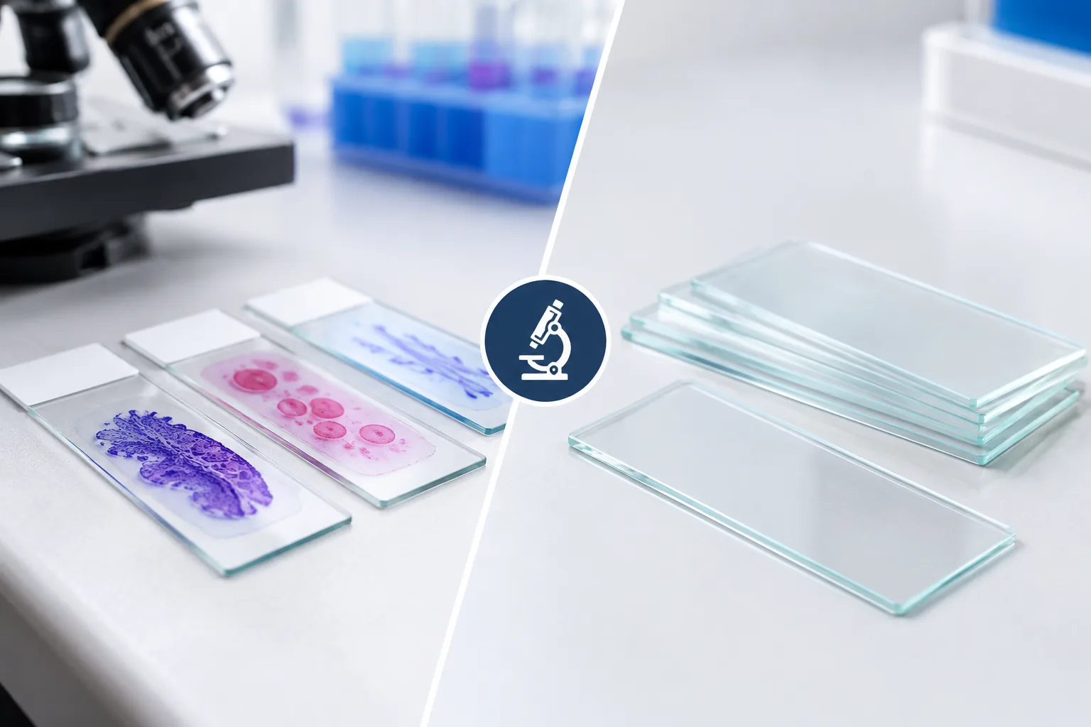 Prepared vs Plain Microscope Slides: Which to Use?